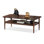 Dark walnut Solid Wood Rectangular Coffee Table