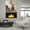 Art mural en verre épique «Earthy Mood» par Design Fabrikken