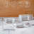 Crystalia USA Glass Stainless Steel Candy Bowl