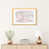 Toile avec cadre en bois beige n'est pas disponible