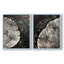 ABSTRACT Series CCII - Reproduction encadrée de qualité supérieure - prêt à être accroché - aucun clou requis - aucun clou requis