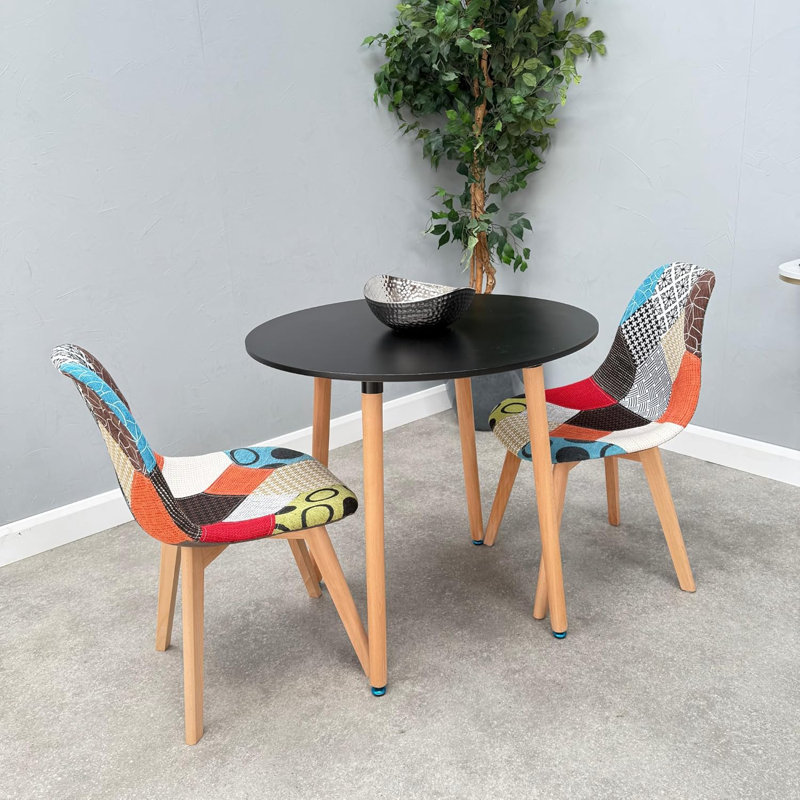 2 - Person Dining Set, Black