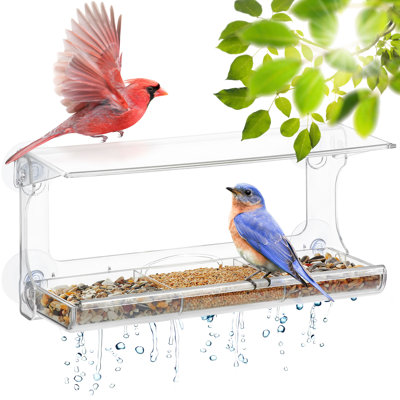 Didzis Water Resistant Window Hummingbird Feeder