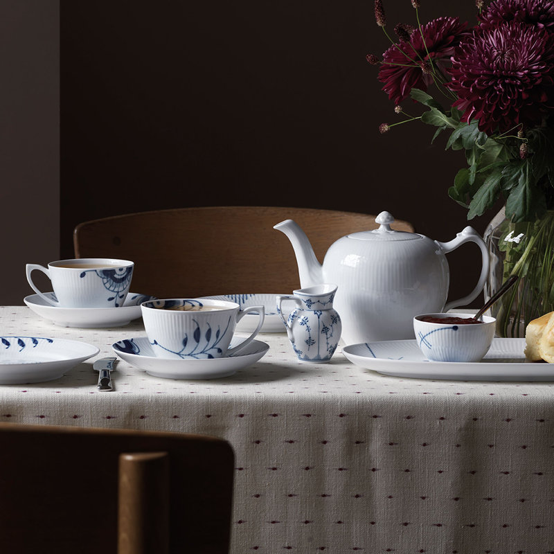 Royal Copenhagen Blue Fluted Plain Creamer