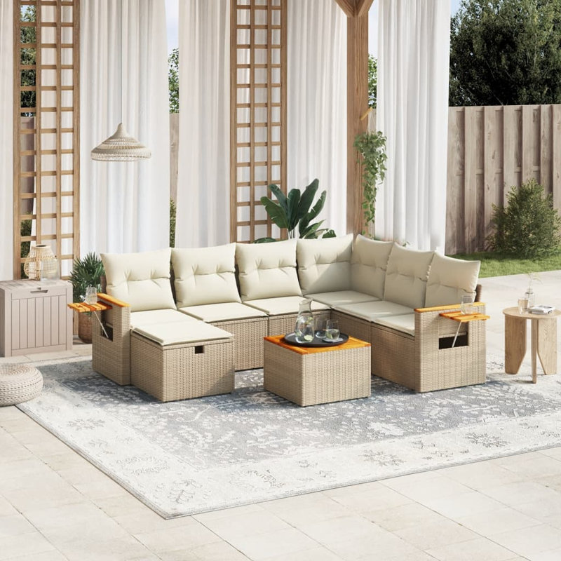Ensemble de canapé de jardin Vidaxl