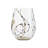 Lolita Queen Bee Stemless Wine Glass 4.5in H