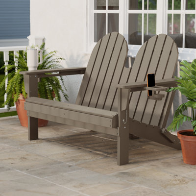 Poly Adirondack 49" Folding Bench