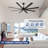 72/84/96/120 Inch Industrial DC Motor Ceiling Fan, Large HVLS Ceiling Fan With Reversible Blades, 6-Speed Remote Control, Home Or Commercial Ceiling Fans For Porch/Garage/Shop-317992370-319257514