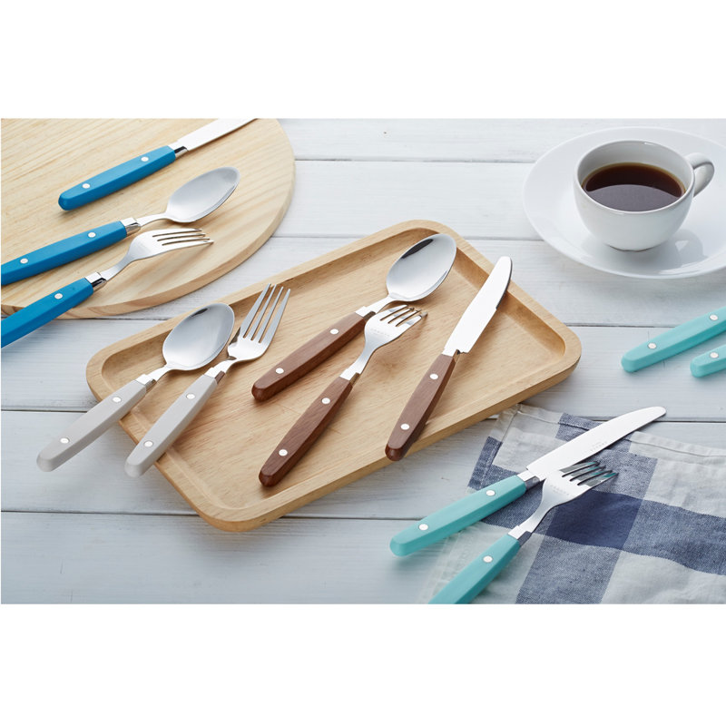 Latitude Run® Cynthiaa Stainless Steel Flatware Set - Service for 4