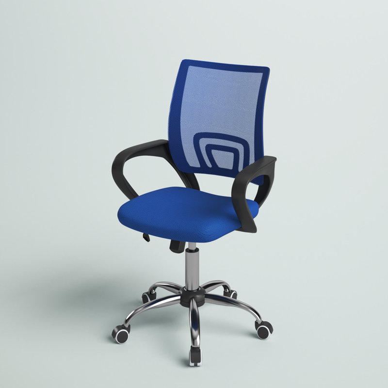 Chaise de bureau Cotner, Bleu