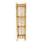 Solid Wood Wine Bottle Rack in Brown