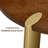 NTC Tribase Boho Wooden Round Coffee Table for Living & Dining Rooms – Waterproof & Heat Resistant-108309159