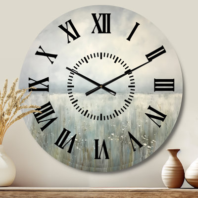 Horloge murale Meadow Minimalisme Horizon I - Paysages