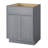 24" W Birch Plywood Freestanding Single Base Storage Cabinet with Soft Close Door-95216788