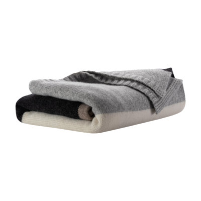 Ombre Alpaca Hand Woven Throw Blanket