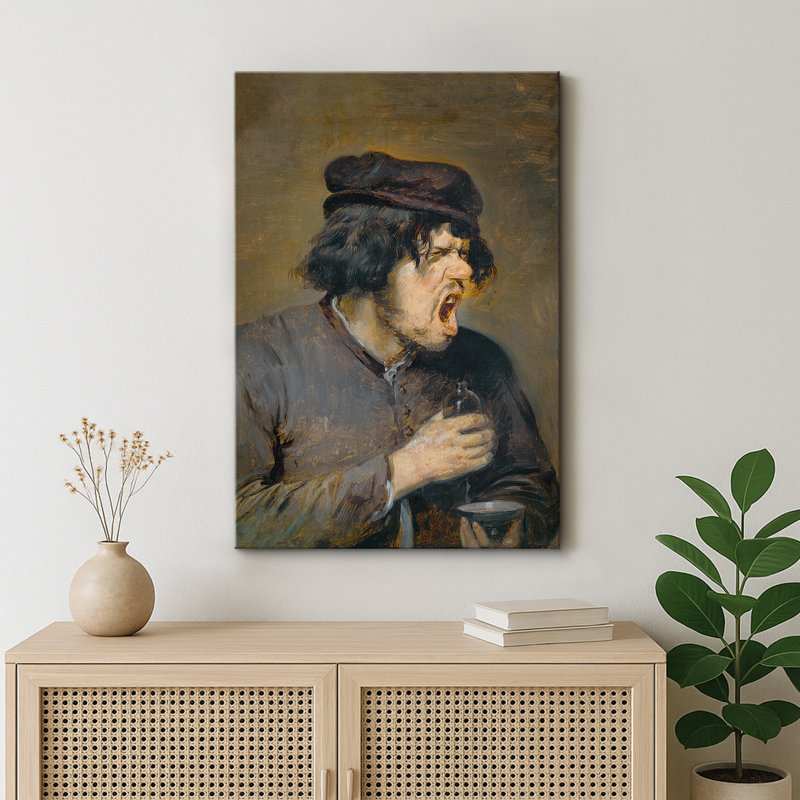 Portrait expressif, œuvre d'art, images de personnages anciens, impression sur toile encadrée, H 48 po x l 32 po x P 1,5 po