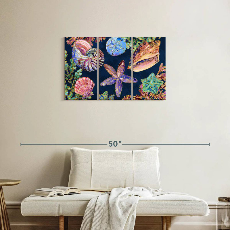 Aletra Spectrum Shells Horizontal, 20" H x 33" W