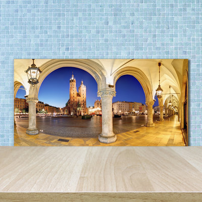 50cm W x 100cm L Glass Peel and Stick Panel