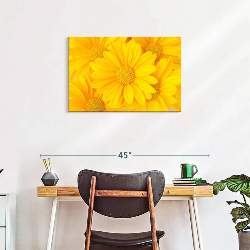 Marguerites jaunes Harnek, H 20 po x l 30 po
