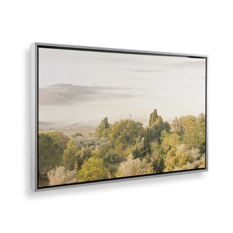 Impression sur toile roulée Nature's Veil, Cadre en chrome poli, H 8,75 po x l 12,75 po x P 1,75 po