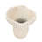 9.3X9x8.7 In Decorative Sand And Cement Coral Planter, Textured Beige Appearance, Vertical Ridged Style For Trailing Plants Display Home Weathered Color, Texture Succulents Interior