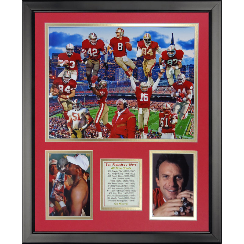Memorabili encadrée « san francisco 49ers-49er greats » NFL