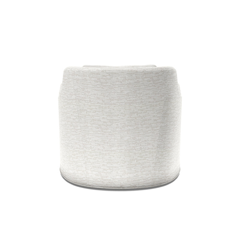 Arcadia Sculpted Arm Swivel Chair, Wild Dunes Natural