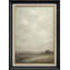 «Foggy Meadow Path with Distant Tree Silhouette», reproduction d'art sur toile encadrée-1983082931-1983082928