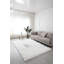 Tapis blanc en peau de mouton touffeté à la main-633143344