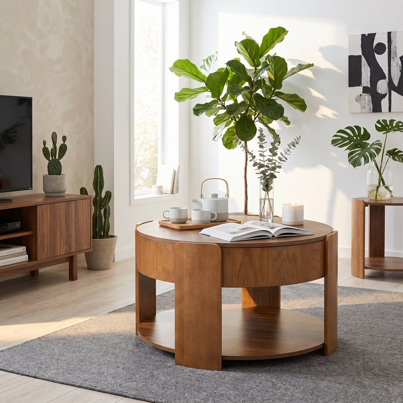 Table basse CoreHaven 32,5 po Farmhouse, Brown