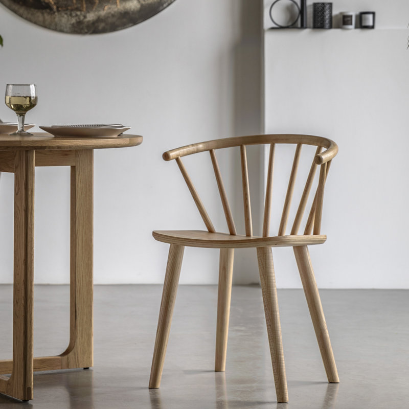 Elianne 64.5cm H Side Chair, Natural