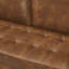 Canapé en cuir de conception classique, similicuir respirant avec coussin de siège capitonné et pieds en bois massif pour le salon-876826816