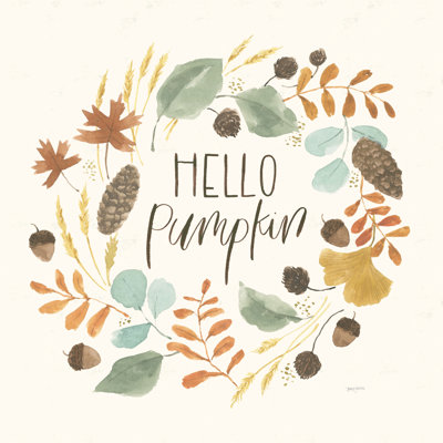 «Hello Pumpkin I» par Jenaya Jackson, reproduction sur toile tendue