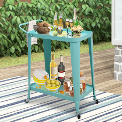 Ravi Metal Bar Cart