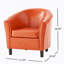 Fauteuil club en similicuir