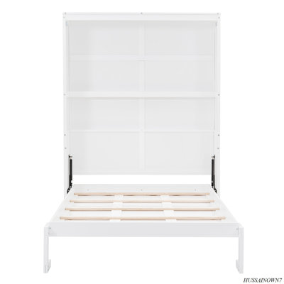 Lit escamotable mural avec tablettes Murphy