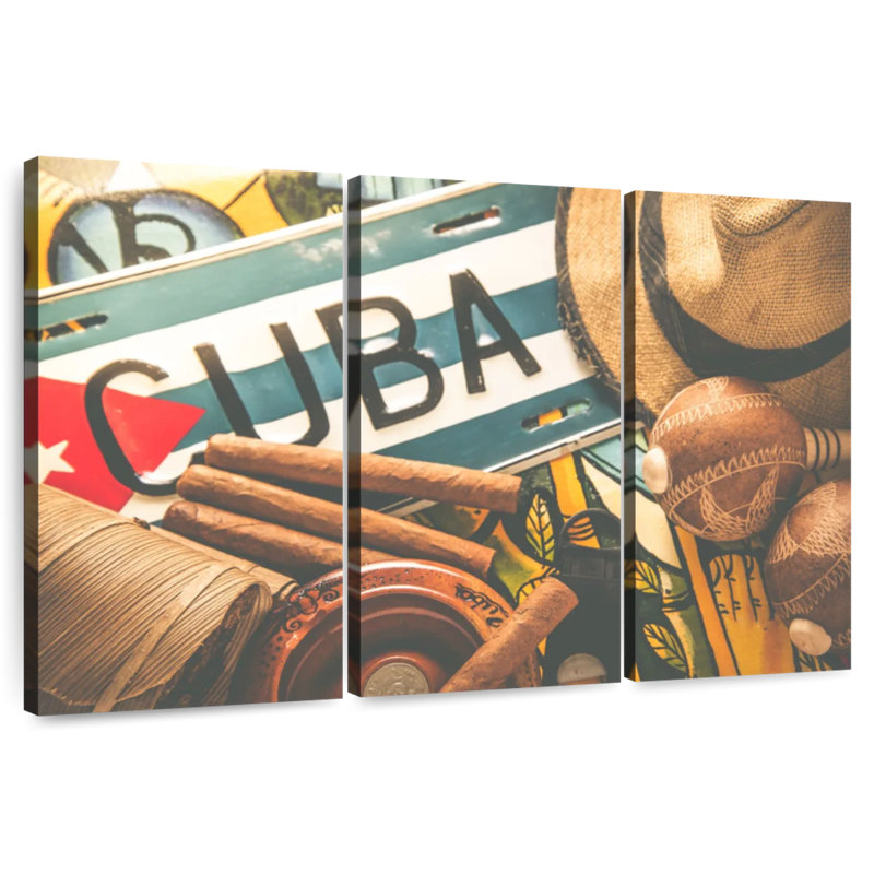 Fierté cubaine Senne, H 36 po x l 57 po