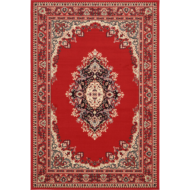 Charlie Oriental Indoor Rug, Rectangle 6'1" x 9'