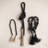 Paulownia Wood Bead Garland with Jute Tassels