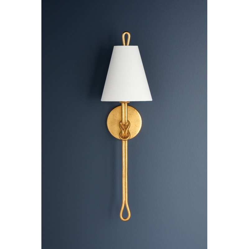 Alburgh 1 - Light Wallchiere Sconce, Vintage Gold Leaf