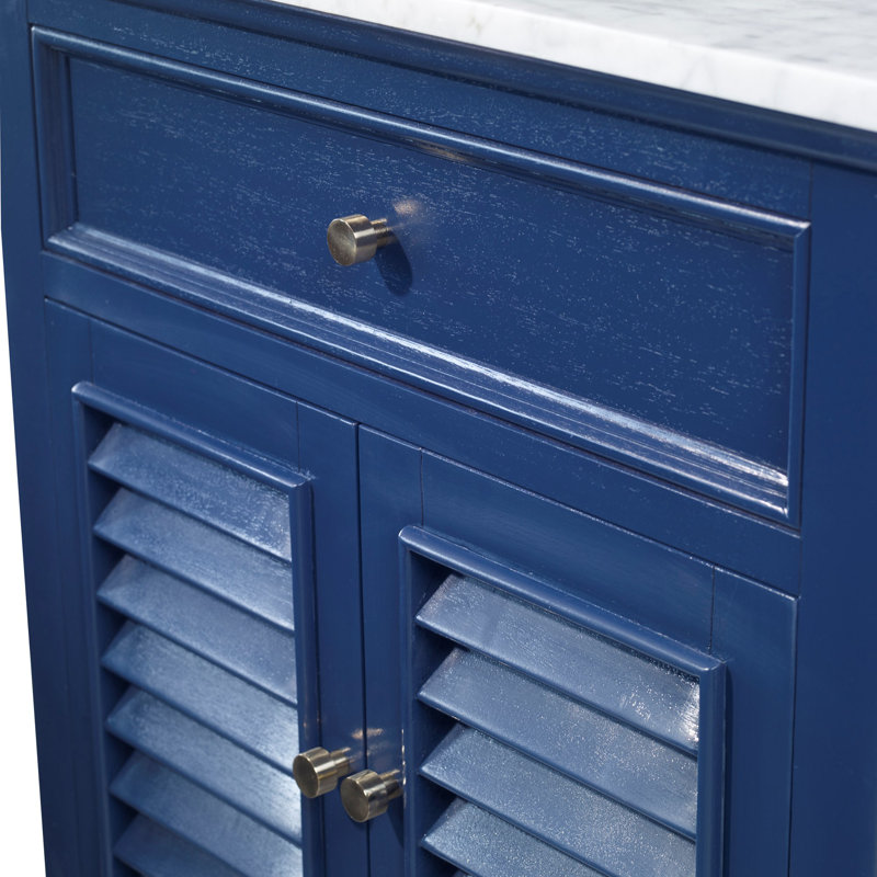 Louvered 30'' W Single Vanity