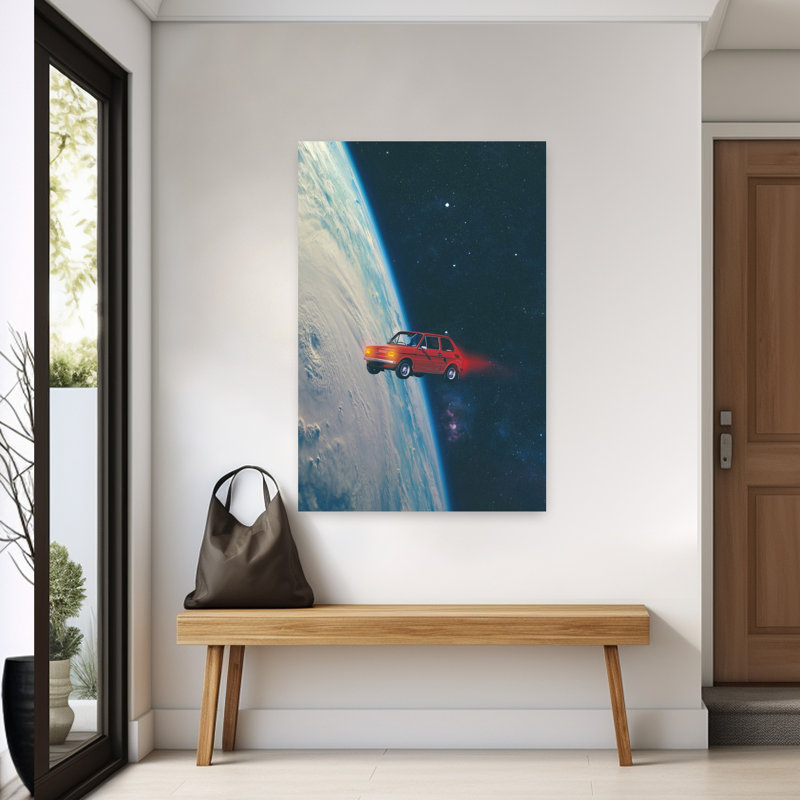 Contemporary Art Surreal Abstract Contemporary Landscape Nature Wall Art by Daniel Donocik - Wrapped Canvas Print