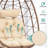 Colona Rattan Swing Egg Chair with Stand