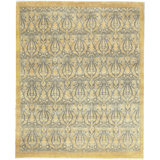 One-of-a-Kind Hand-Knotted High-Quality Area Rug in Gold/Gray