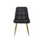 Alantae 121.9cm H Tufted Polyester Blend Upholstered Metal Side Chair-59059537-59059538