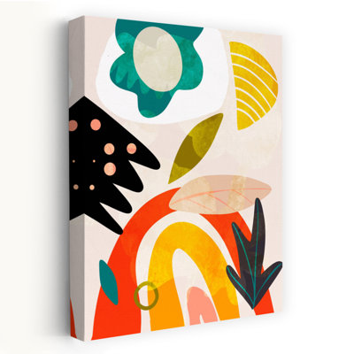 Contemporary Art Abstract Colorful Geometric Art