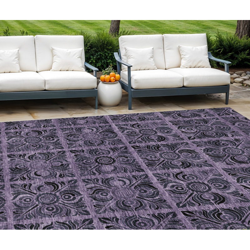 Tapis intérieur lavable 10 pi x 14 pi Medallion