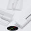 3x White Acrylic Piano Hinges 150 mm, Continuous Plastic Hinges