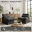 Chaise d'appoint minimaliste avec revêtement en chenille douce et structure en bois massif-1313505180