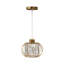 1 - Light Natural Dome Pendant